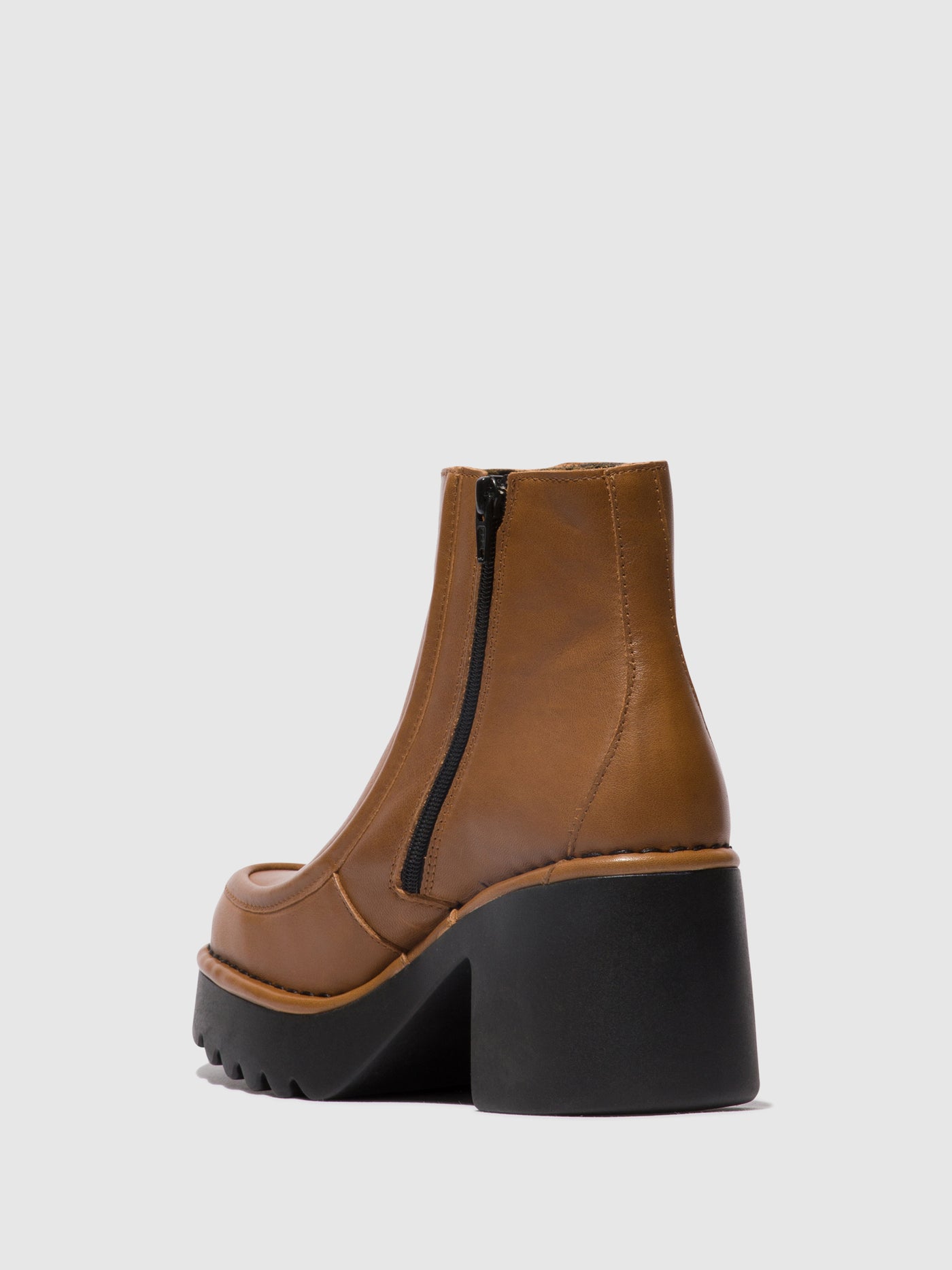 Zip Up Ankle Boots MITE249FLY CUOIO