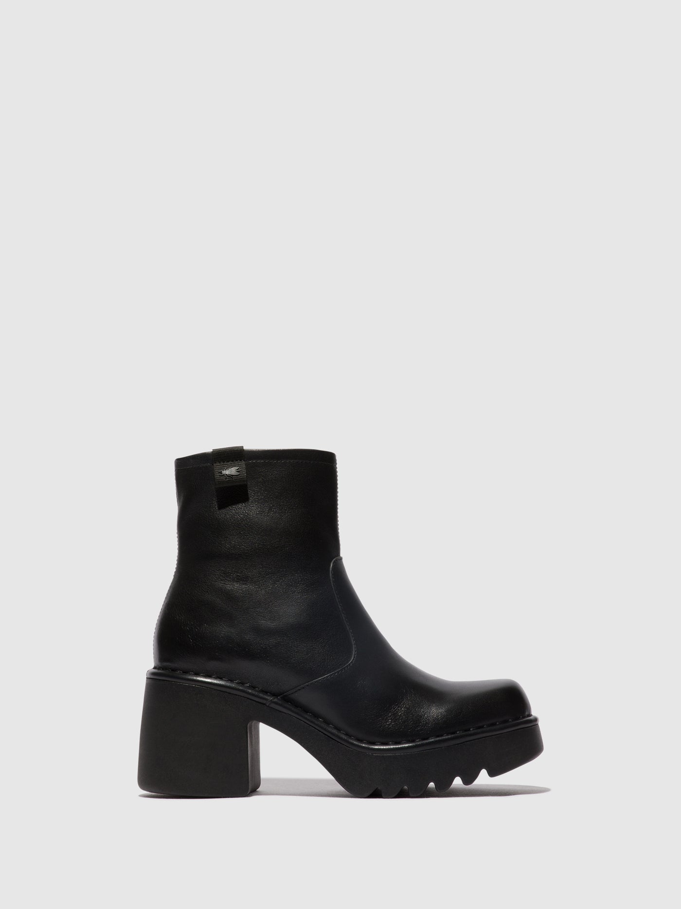 Zip Up Ankle Boots MOGE250FLY BLACK
