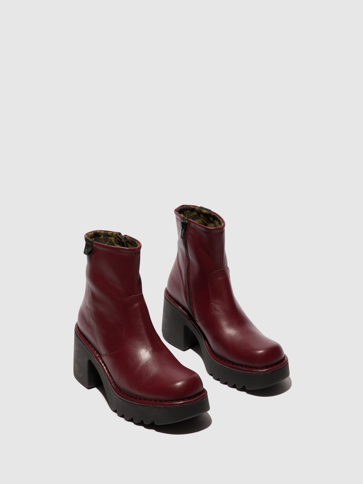 Zip Up Ankle Boots MOGE250FLY WINE