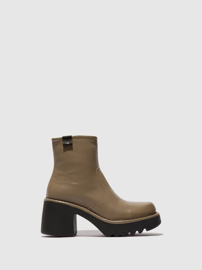 Zip Up Ankle Boots MOGE250FLY TAUPE