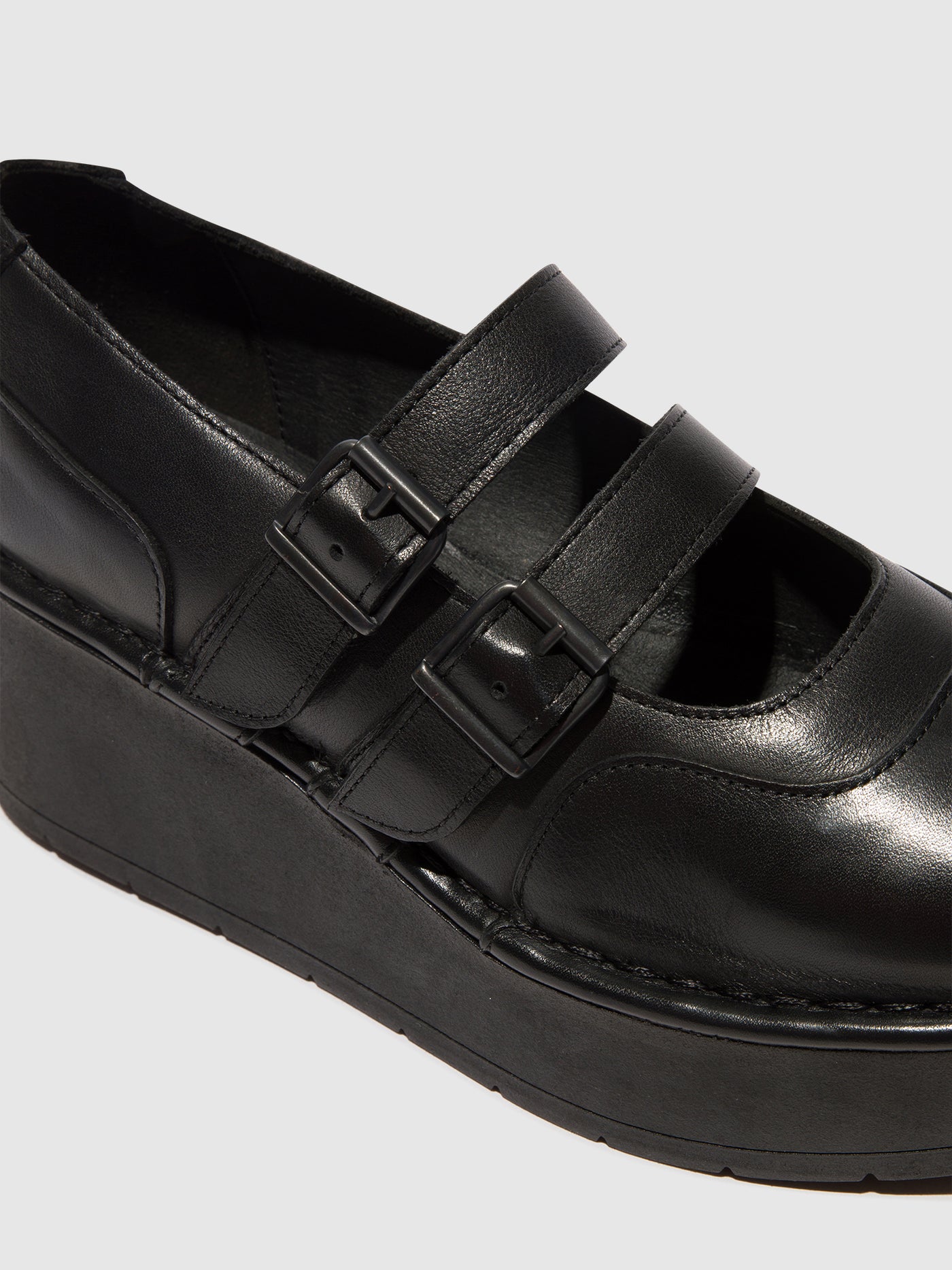 Buckle Shoes HEDI255FLY BLACK