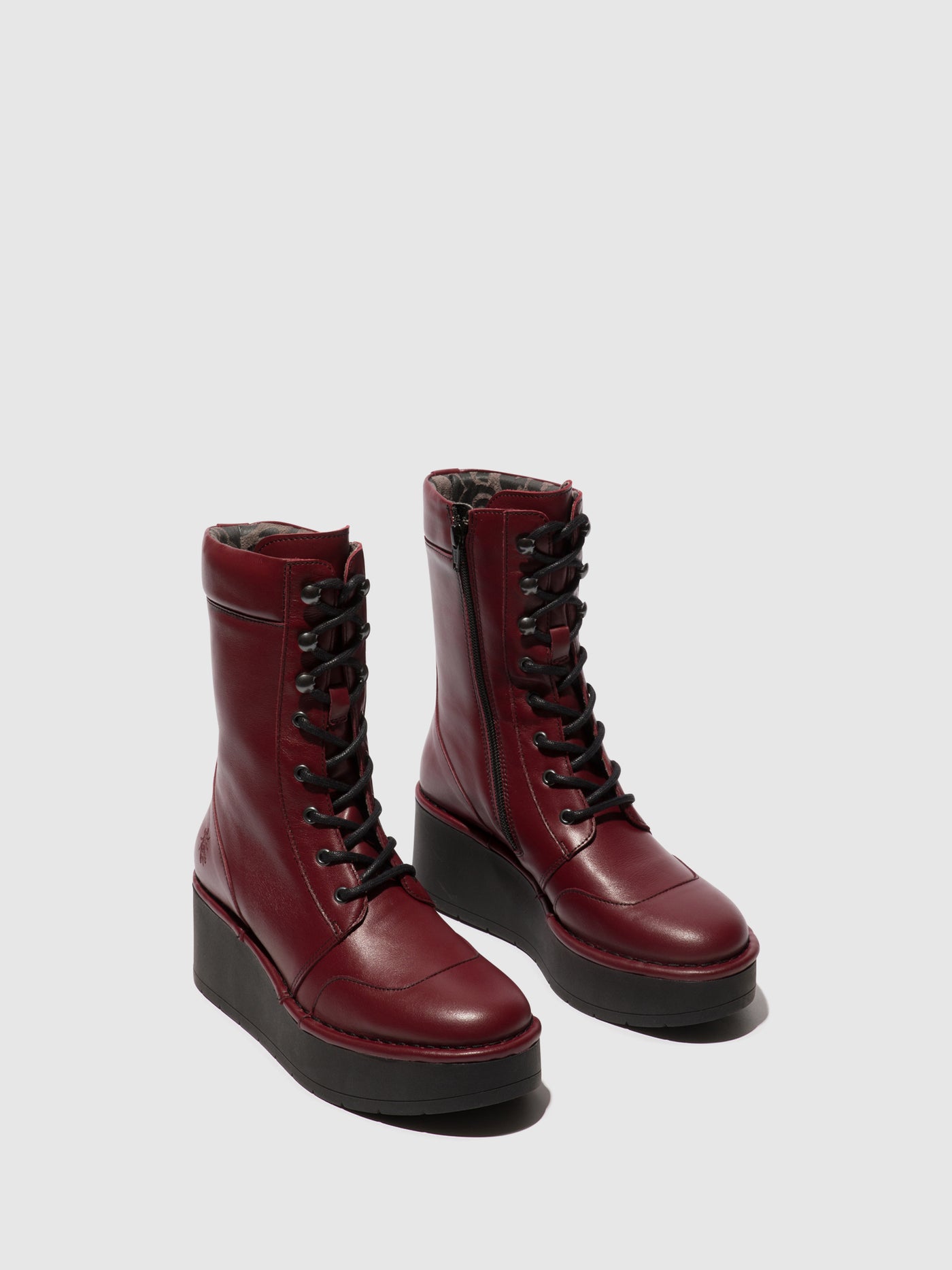 Lace-up Boots HITT258FLY WINE