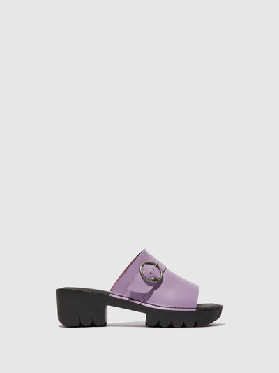 Buckle Mules EPLE519FLY VIOLET