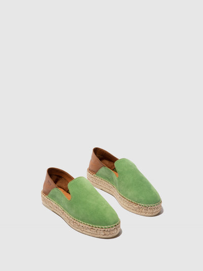 Slip-on Espadrilles PULY522FLY GREEN/TAN