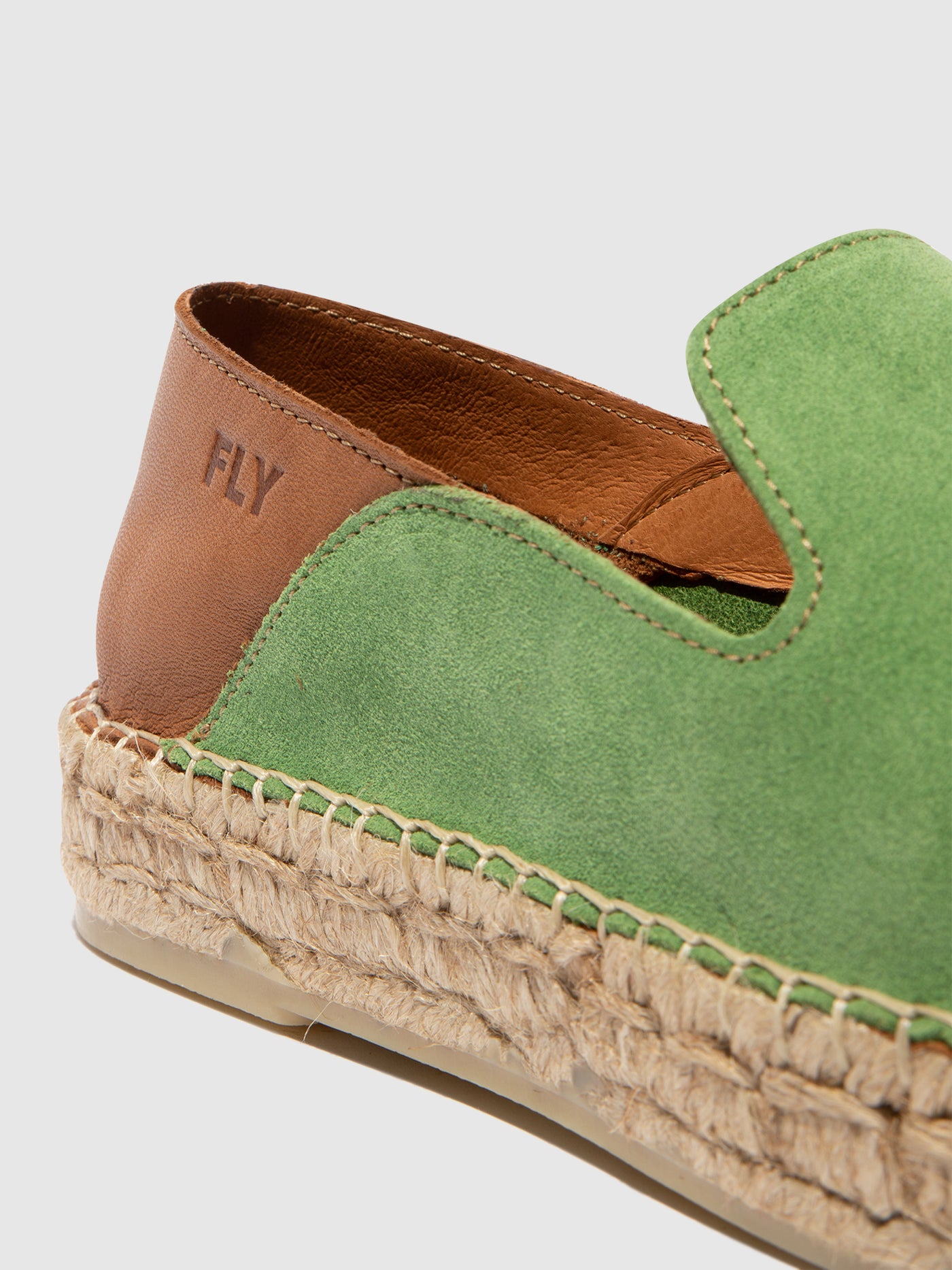 Slip-on Espadrilles PULY522FLY GREEN/TAN