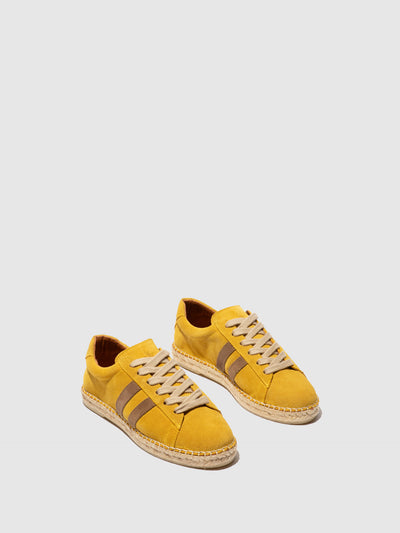 Lace-up Espadrilles SCAW530FLY YELLOW/TAN